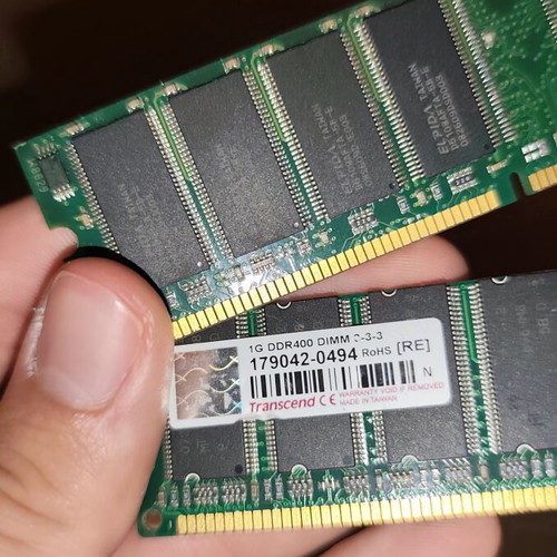 2GB DDR1 RAM used, old good condition