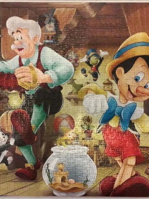Παιδικό παζλ Disney Πινόκιο 1000 κομμάτια σαν καινούργιο