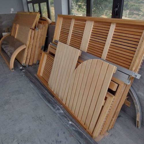 Swedish sauna used, 1.80×2.00×2.00 m, glass door, electric stove 8 kW