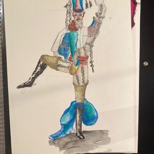 Theatrical costume design used from Alice in Wonderland