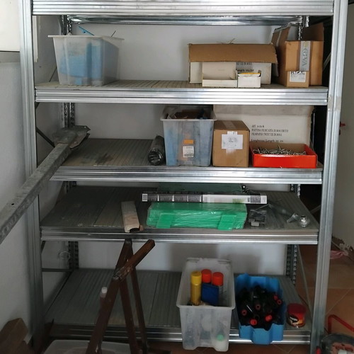 Unirack metal storage shelf like new 250x314x60cm, 2 columns 10 shelves