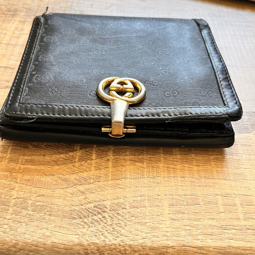 Gucci vintage wallet refurbished, black