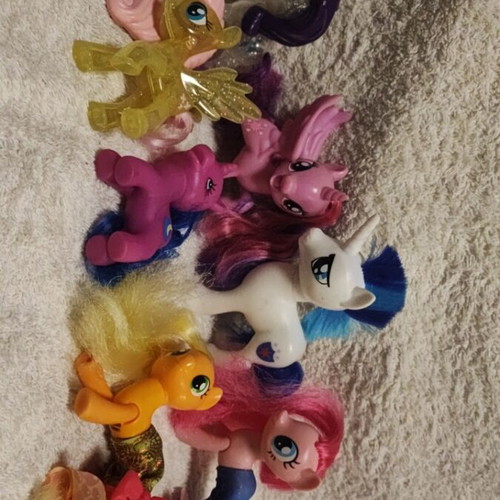My Little Pony pack of 7 fourth generation ponies like new