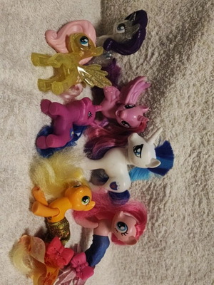 My Little Pony pack of 7 fourth generation ponies like new