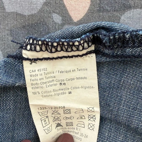Denim shirt Maison Scotch like new, size M, blue