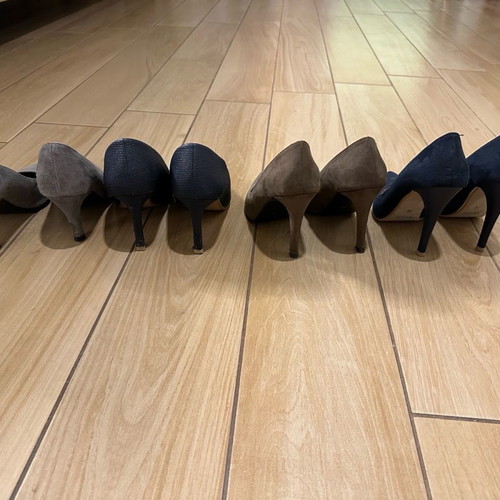Women's shoes used, 4 pairs, size 36