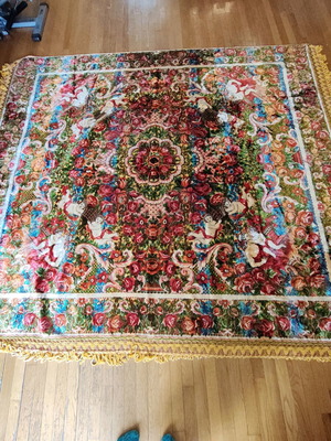 Κουβέρτα βελούδινη vintage σαν καινούργιο 260x230