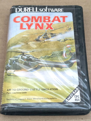 Combat Lynx Amstrad cassette like new, complete in box