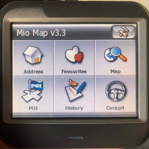 Mio C230 GPS Navigator used, fully working with GPS signal
