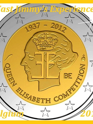 2012 Belgium 2 Euro Coin Queen Elisabeth 75th Anniversary UNC