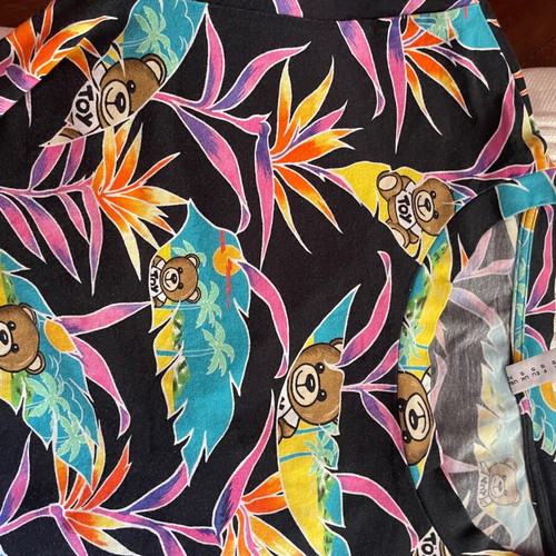 Moschino Swim Toy Teddy T-shirt small used, tropical