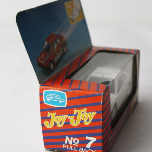 Vintage 70's Joy Toy No7 Scirocco VW police car with pull back mechanism new