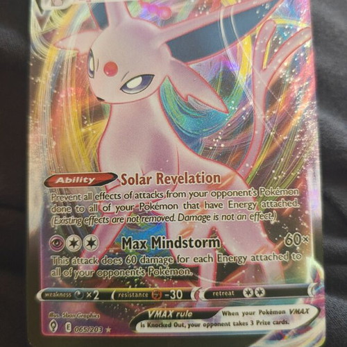 Espeon VMAX card like new