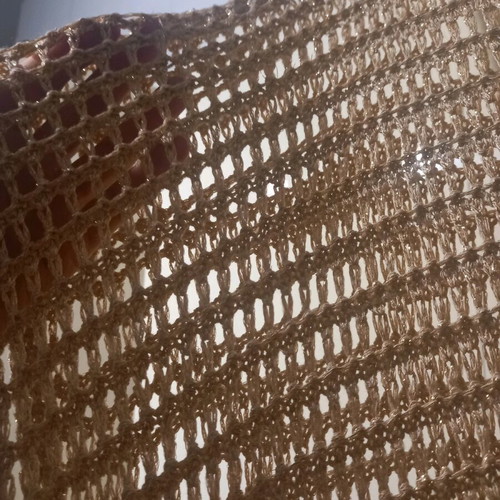 Knitted kaftan beige gold like new