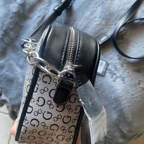 Guess shoulder bag new, black and gray