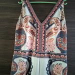 Summer jumpsuit like new, XL size, back zipper design