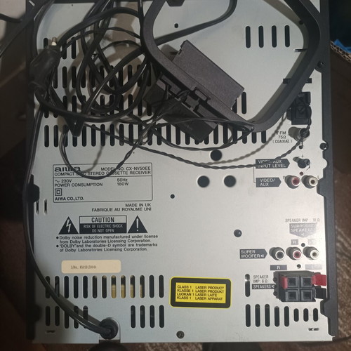 Aiwa NSX V50 sound system used for spare parts