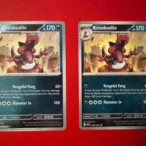 Krookodile Pokemon Card PFL066 like new