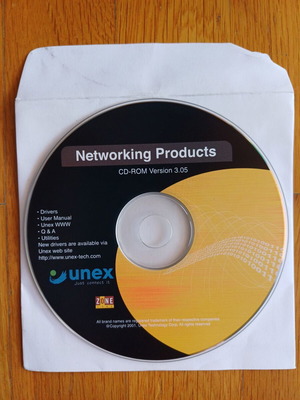 Unex Zone Labs Network Products CD ROM like new