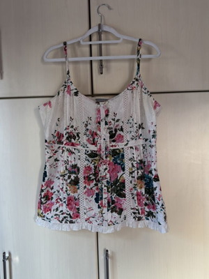 Women's Multicolor Blouse size L/XL like new