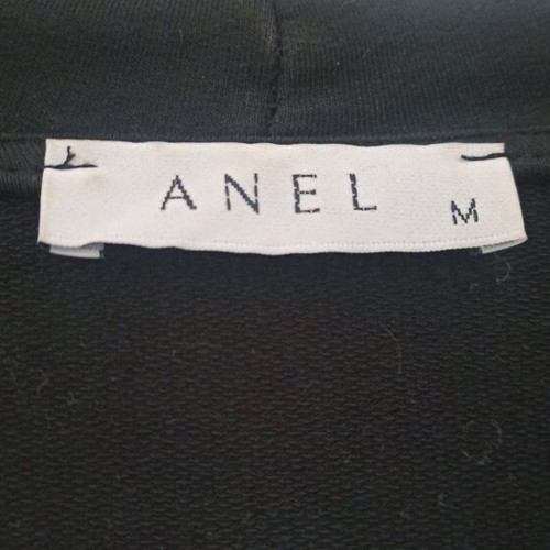 Anel Long Black Fleece Jacket Like New Size M