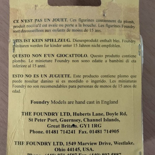 Metal Figures Ancient Celts new for modeling Foundry