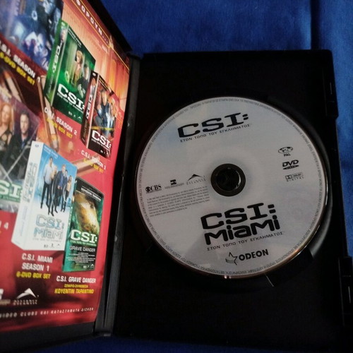 CSI Las Vegas and CSI Miami DVD like new with subtitles