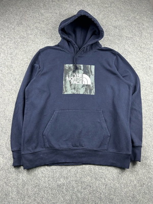 The North Face Hoodie μεταχειρισμένο, μπλε navy, ανδρικό unisex, μέγεθος L