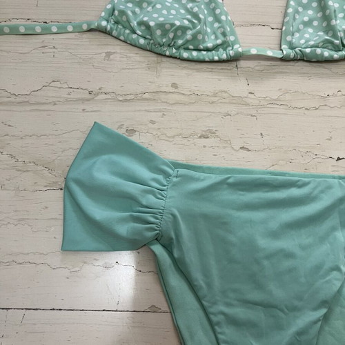 Calzedonia Bikini new, turquoise polka dot and solid pieces