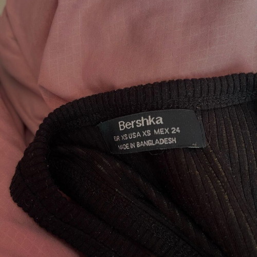 Bershka cosmic top like new, black, size XS