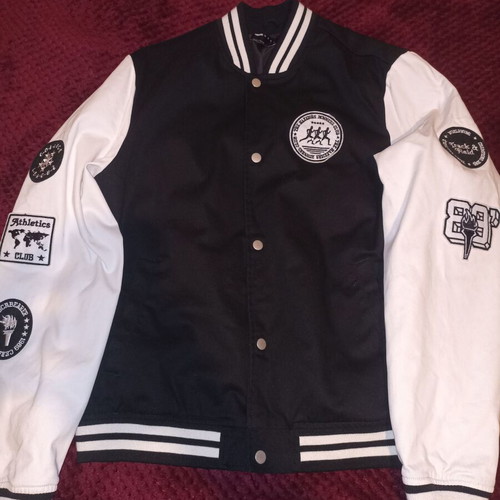 Design two-tone jacket new, size L
