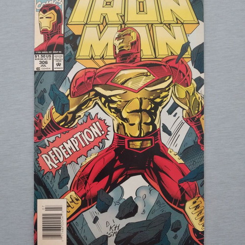 Vintage Iron Man #306 Marvel Superhero Comic Book used