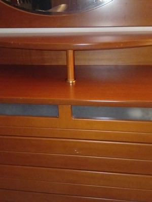 Furniture with mirror used, 3 drawers