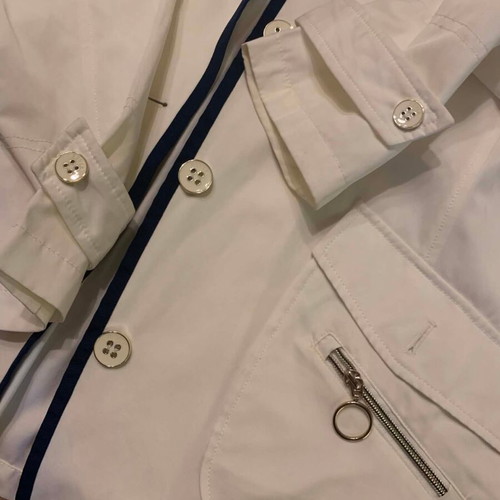 Rever Mile XXL nautical style jacket like new, white and navy
