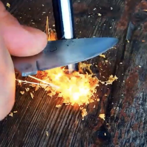 Handheld fire starter like new for survival and camping