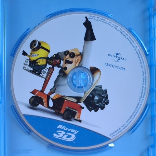 Despicable Me 3D Blu-ray like new, dubbed in Greek