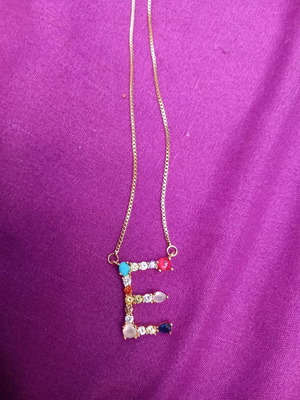Necklace E with colorful stones new