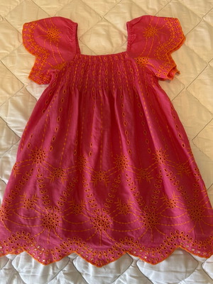 Zara girls dress size 5 years like new, colorful, 110 cm