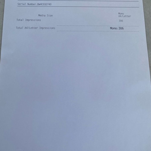 OKI B432dn Laser Printer like new, 309 pages used