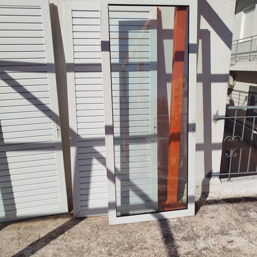 Aluminum frames used, three balcony doors and windows set