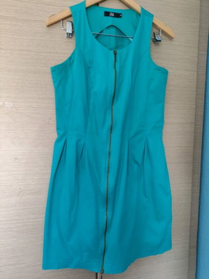 Mini capartine dress turquoise like new, size M
