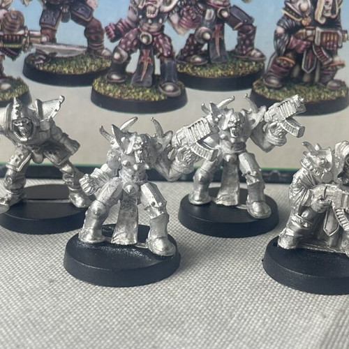 Warzone Dark Legion Undead Legionnaires metal miniatures box set used