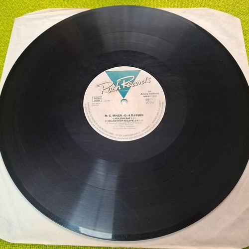 Holiday Rap 12' vinyl record used, hip-hop
