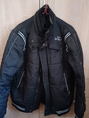 Tresor medium jacket used, black with reflective stripes