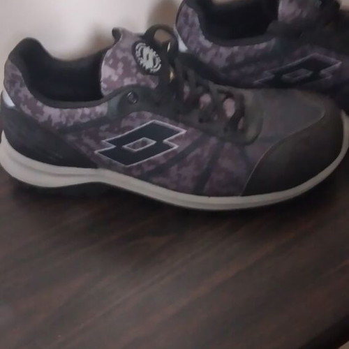 Lotto work shoes new, size 42, black-grey with steel toe