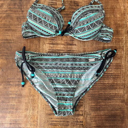 Buffalo printed push-up bikini set, size 38