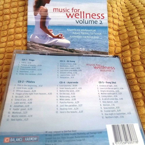 Music for Wellness Volume 2 5 CD set like new with 16-page booklet