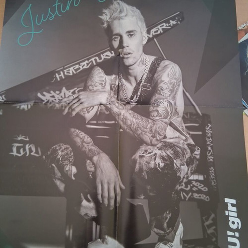Justin Bieber / BTS giant poster, new