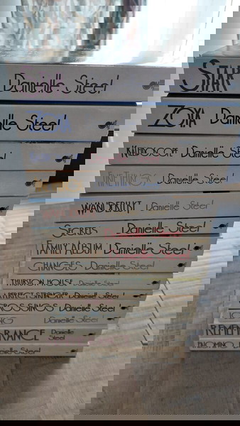 Danielle Steel books in English.