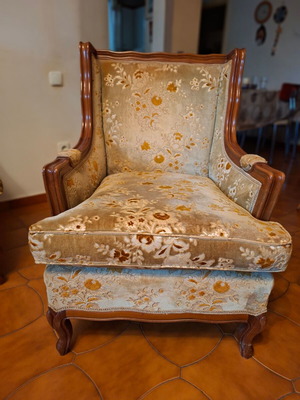 Armchair like new, solid wood